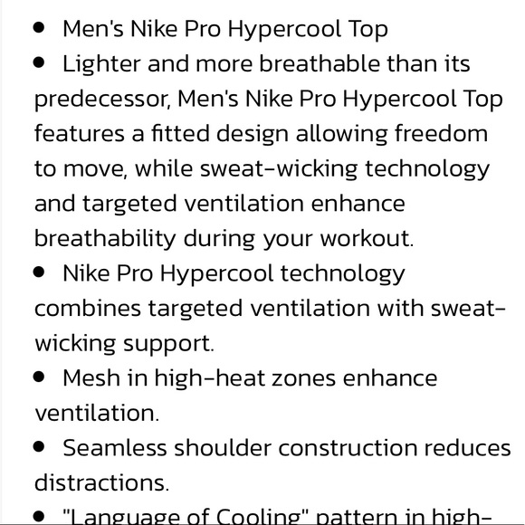 Nike Hypercool shirt - Picture 4 of 5
